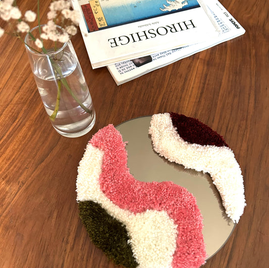 TALLER ESPEJO DECORATIVO TUFTING