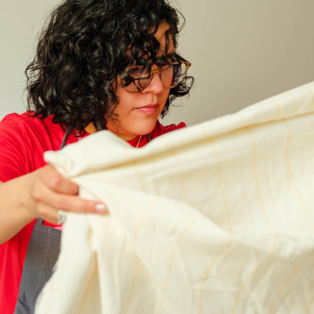 Tela primaria para Tufting - Blanca